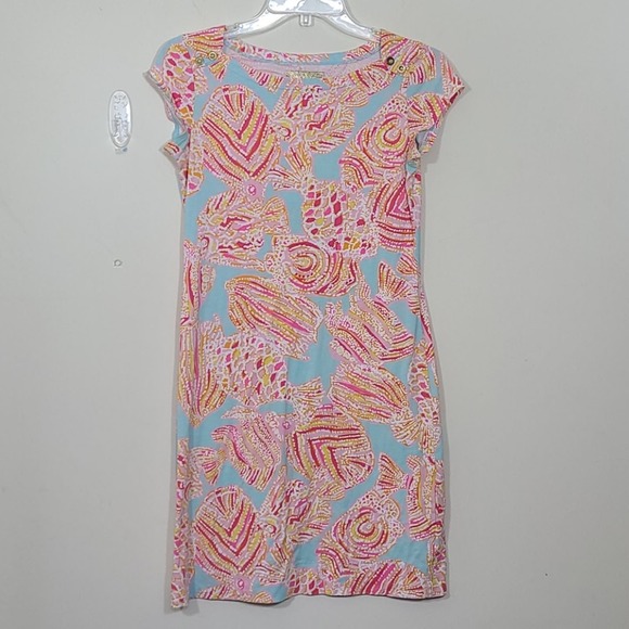 Lilly Pulitzer Fish Printed Dress Size XS - Picture 1 of 7